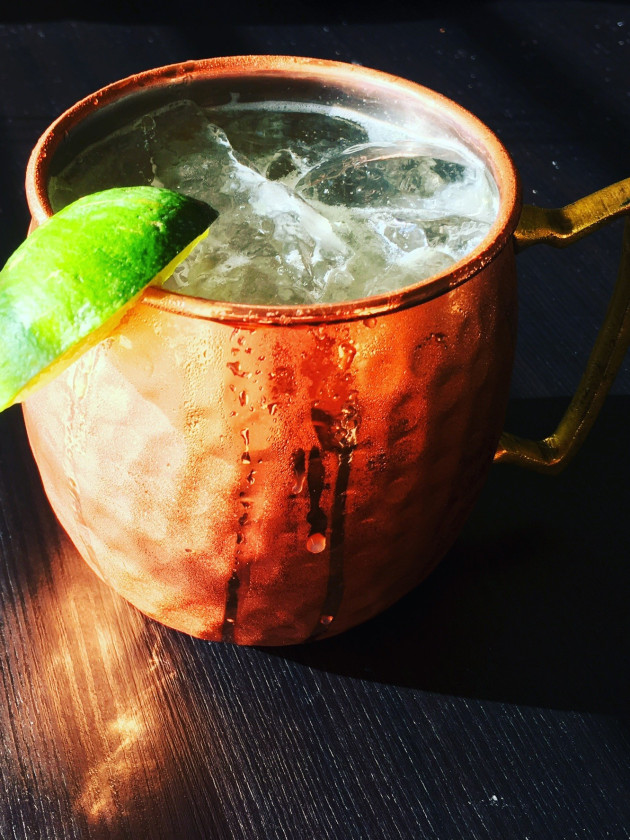 Gin Mule with Elderflower